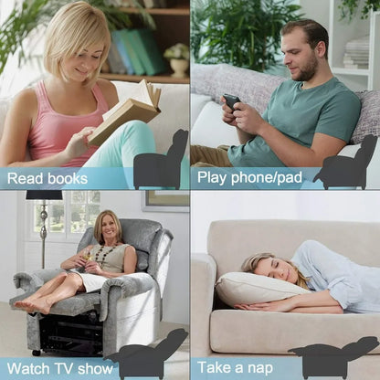 Leather Reclining Chair with Massage