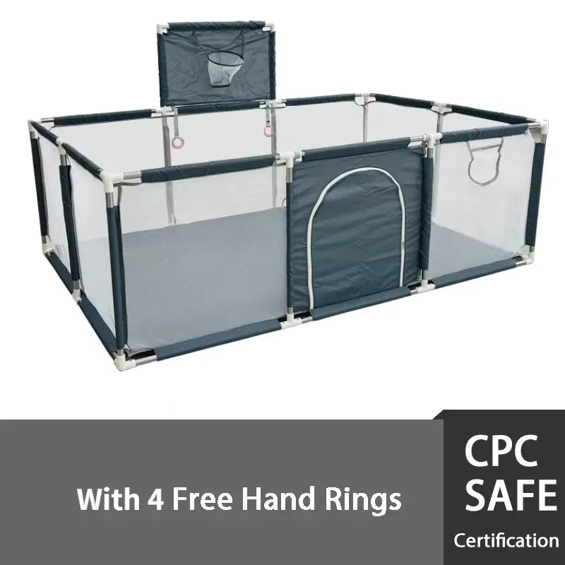 Baby Playpen for Children with Foam Protector, Ball Pit Playpen