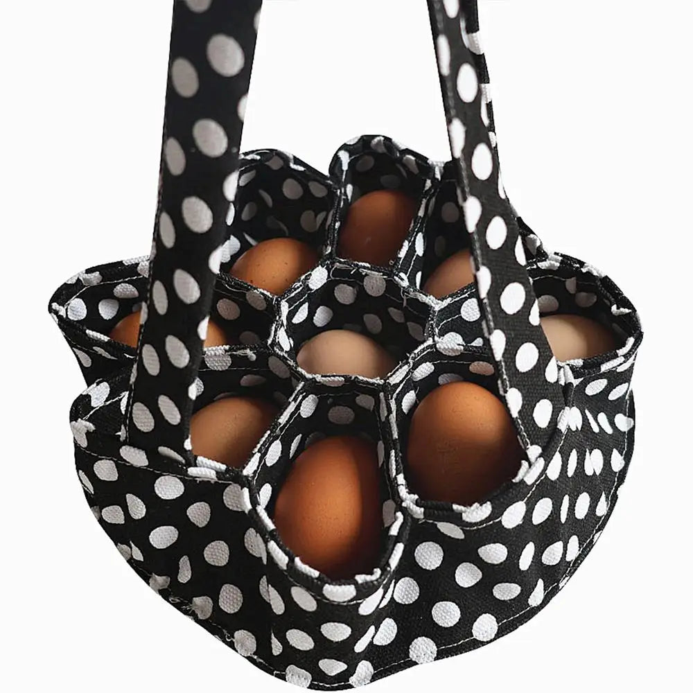 Egg Collecting Basket  With 9 Pouches
