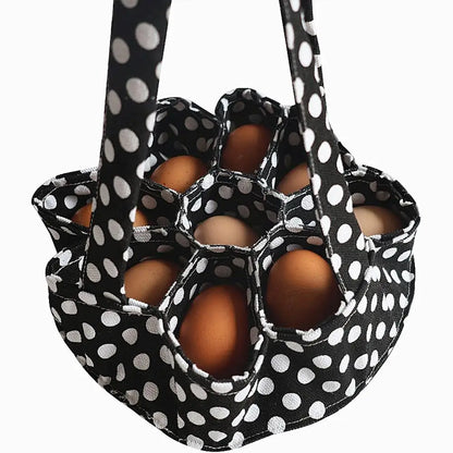 Egg Collecting Basket  With 9 Pouches