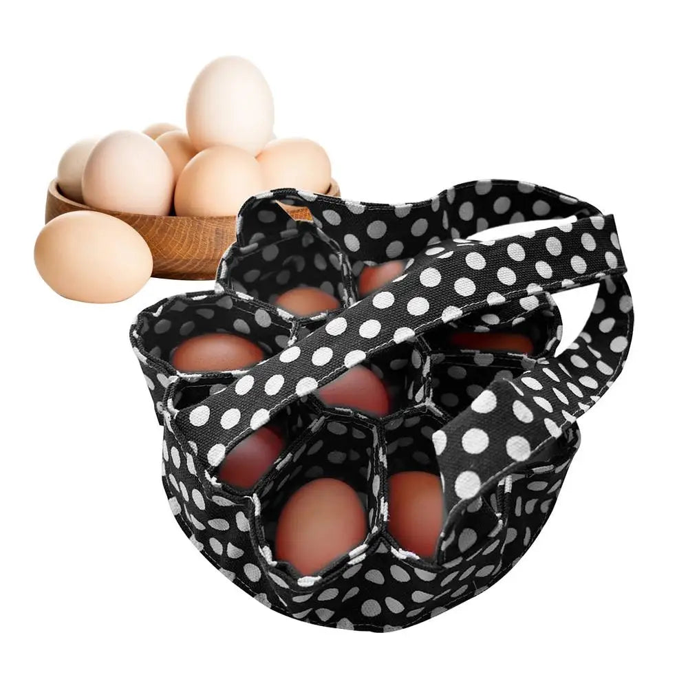 Egg Collecting Basket  With 9 Pouches