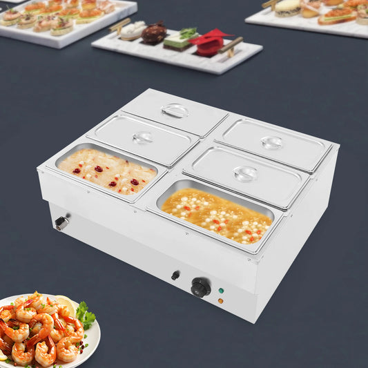 1500W Countertop Stainless Steel Soup Warmer
