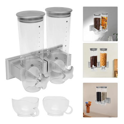Wall-mounted Food Dispenser Cereal Dispenser