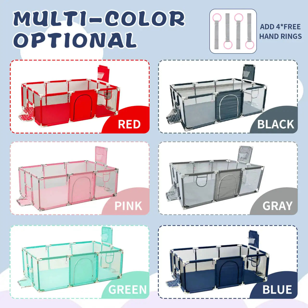 Baby Playpen Safety Barrier Fence