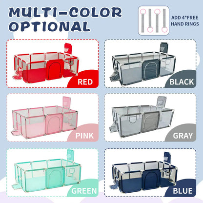 Baby Playpen Safety Barrier Fence