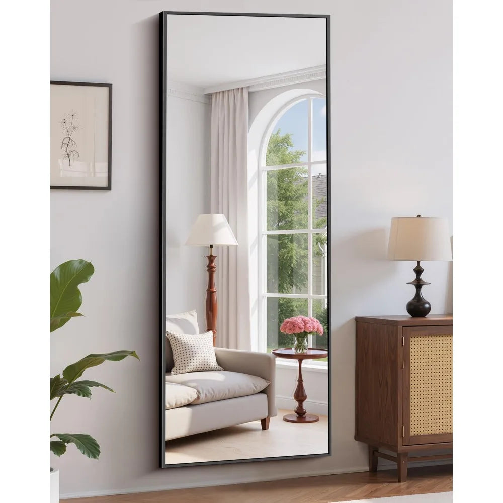 71"x26" Full Length - Standing Mirror with Aluminum Alloy Frame