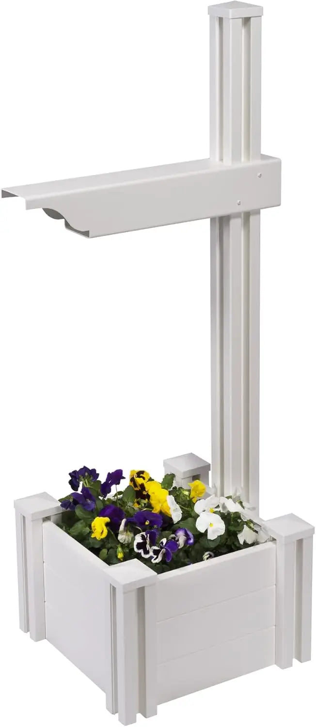 4.5ft H (1 Post Majestic Mailbox Post with Planter Box