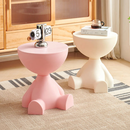 Small flat head coffee table cream style