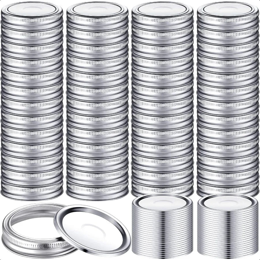 Regular Mouth Canning Lids with Rings