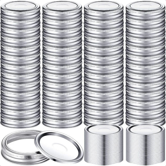 Regular Mouth Canning Lids with Rings