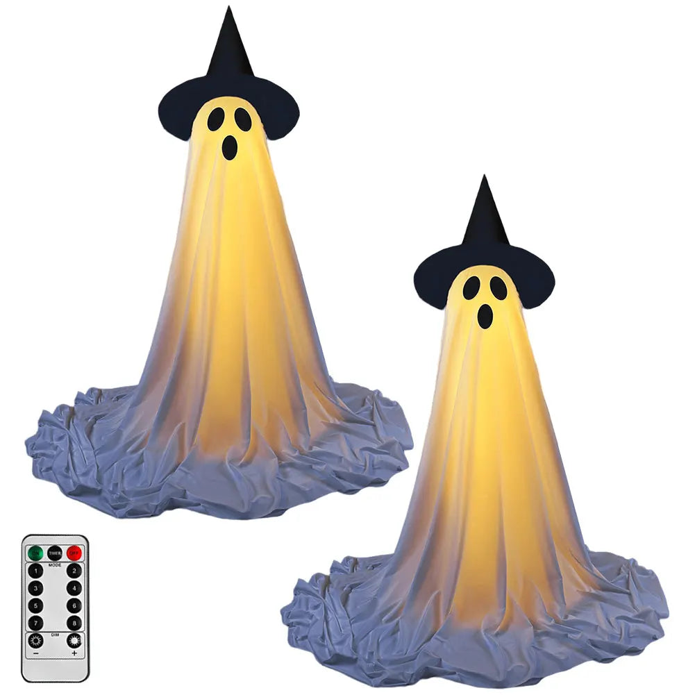 Outdoor Ghost Decorations Scary Standing Ghosts for Front Porch or Yard