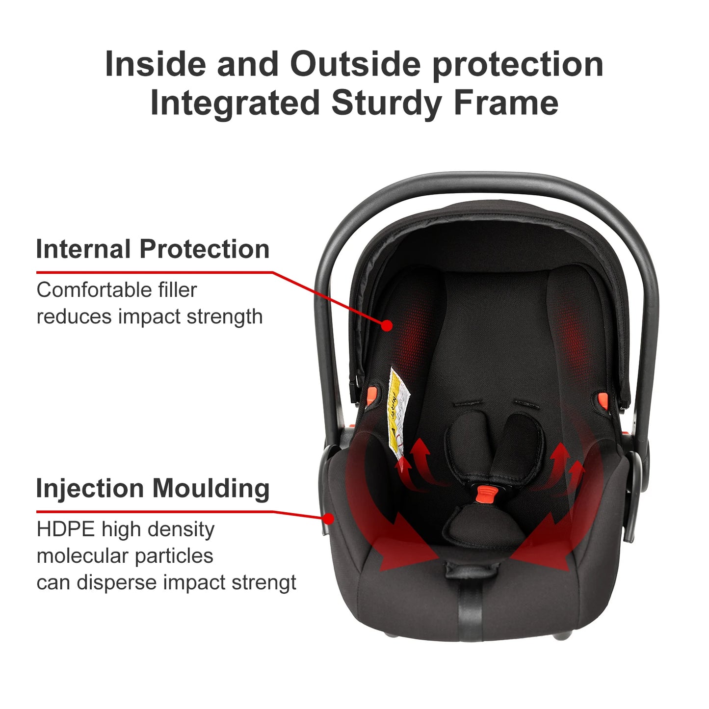 High quality Lightweight  Baby Stroller, Folding Cart,  Child Safety Seat With ISOfix