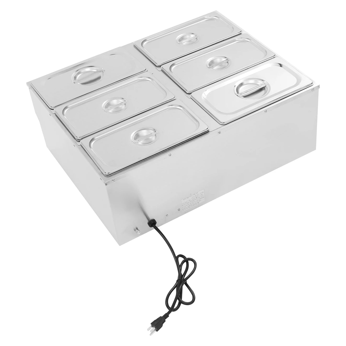 1500W Countertop Stainless Steel Soup Warmer