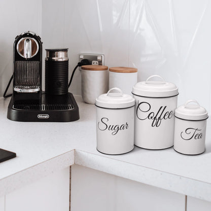 3pcs Canister Set for Kitchen Counter