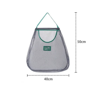 Reusable Storage Bags Kitchen Hanging Mesh Bag Home Fruit And Vegetable Storage Net Bag For Ginger Garlic Potatoes Onions