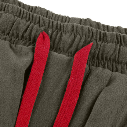 Oversize Loose Harem Pants, Chinese Linen, Overweight Sweatpants