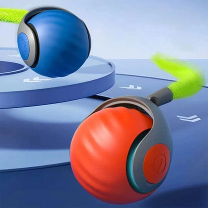 Automatic Moving Smart Cat Toy, Two Speed Adjustment, Speedy Tail Cat Toy with Replacement Tail