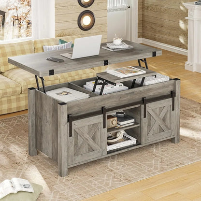 Farmhouse, 4 in 1 Multi-Function, Lift Top Coffee Table