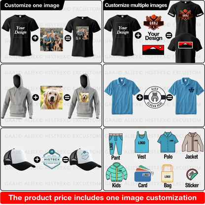 USA Custom Print 100% Washed Cotton T Shirt, Design your own, Men/Women Oversized Streetwear