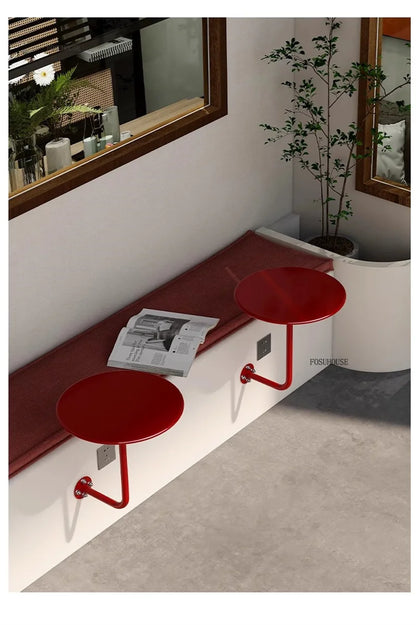 American Wrought Round Iron Dessert Shop Table