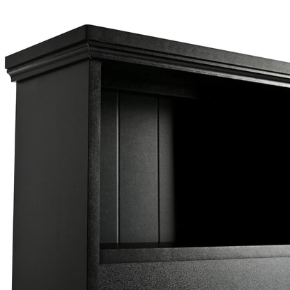 47.2'' Wide Hall Tree with Storage, 5-in-1 Entryway Bench with Shutter-shaped doors, Coat Rack, Cushion and 4 Sturdy Hooks