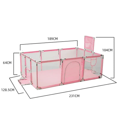 Playpen For Newborn Toddler, Large Size Baby Playpen Infant Safe Crawling Area, Indoor Barriers Home Playground Park