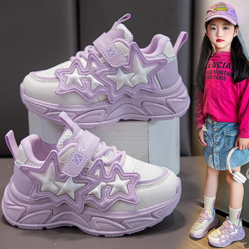 Girls Sports Shoes, Breathable
