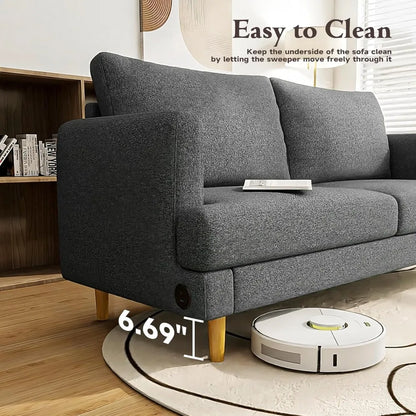 Loveseat with USB Type C Ports