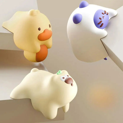 T Shaped Table Corner Protectors Portable 4pcs, Soft Silicone Protection Edge Cover For Furniture