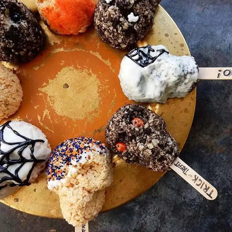 Skull Chocolate Mold Golden Skull Molds For Chocolate 6 Cavities