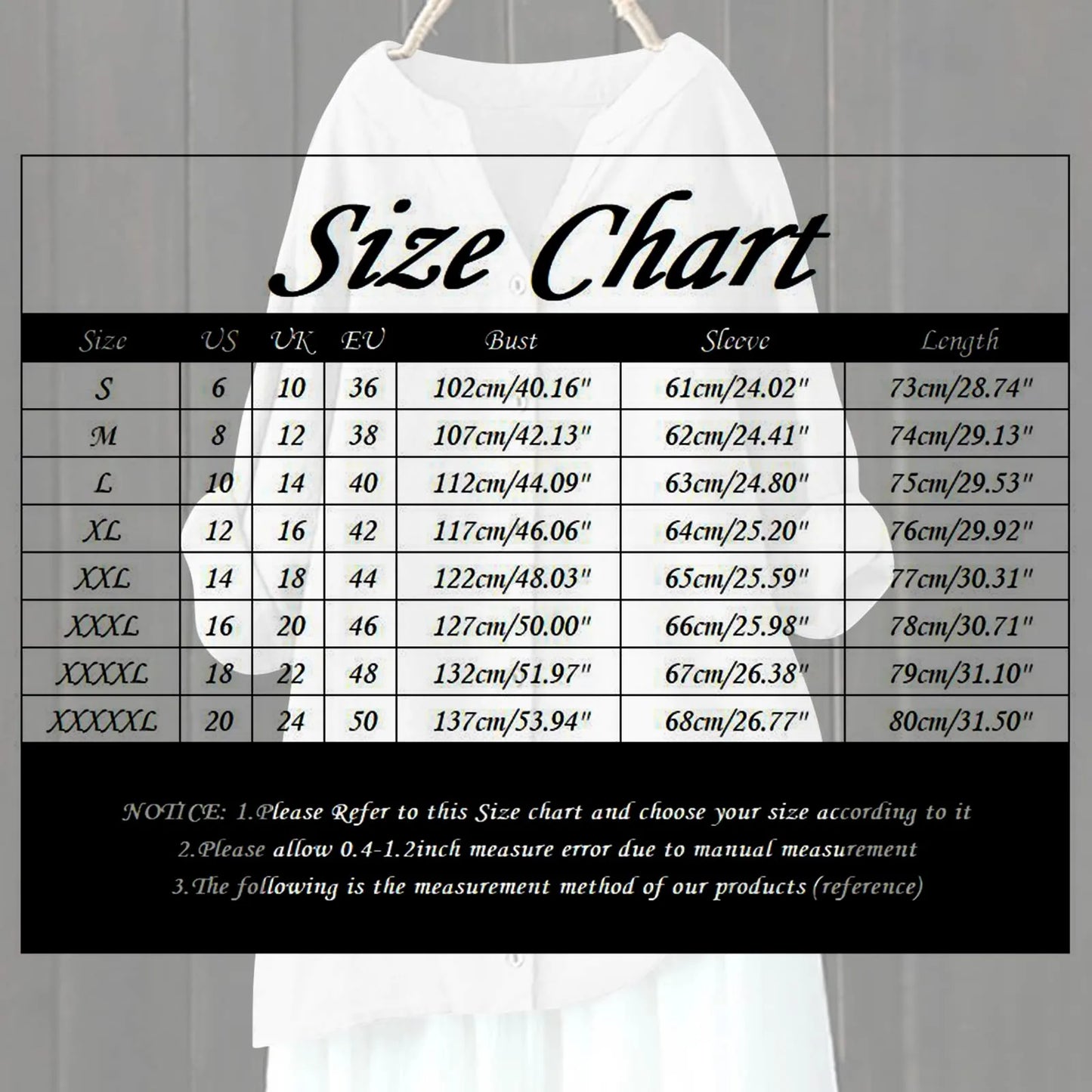 Plus Size Cotton Linen Shirt, Long Sleeve, Oversized, Button Up