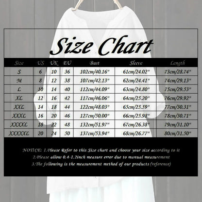 Plus Size Cotton Linen Shirt, Long Sleeve, Oversized, Button Up