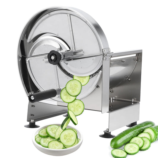Vegetable Manual Slicing Machine Potato, Tomato, Onion Slicer Stainless Steel
