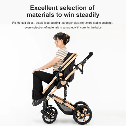 Lightweight Baby Stroller, Folding Cart , Child Safety Seat With ISOfix