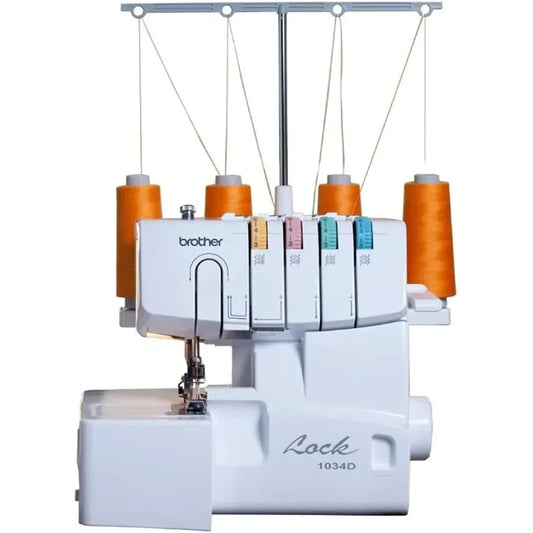 Heavy-Duty Metal Frame Serger Machine, 1,300 Stitches Per Minute, Removeable Trim Trap