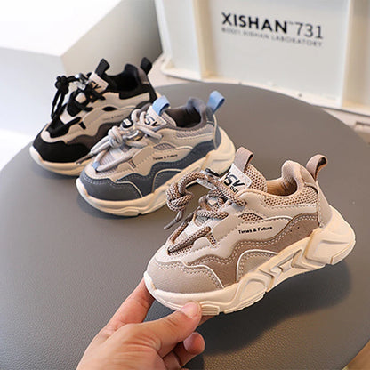 Children's Sport Shoes, Boys Outdoor Running Sneakers, Fashion Mesh Breathable Shoes