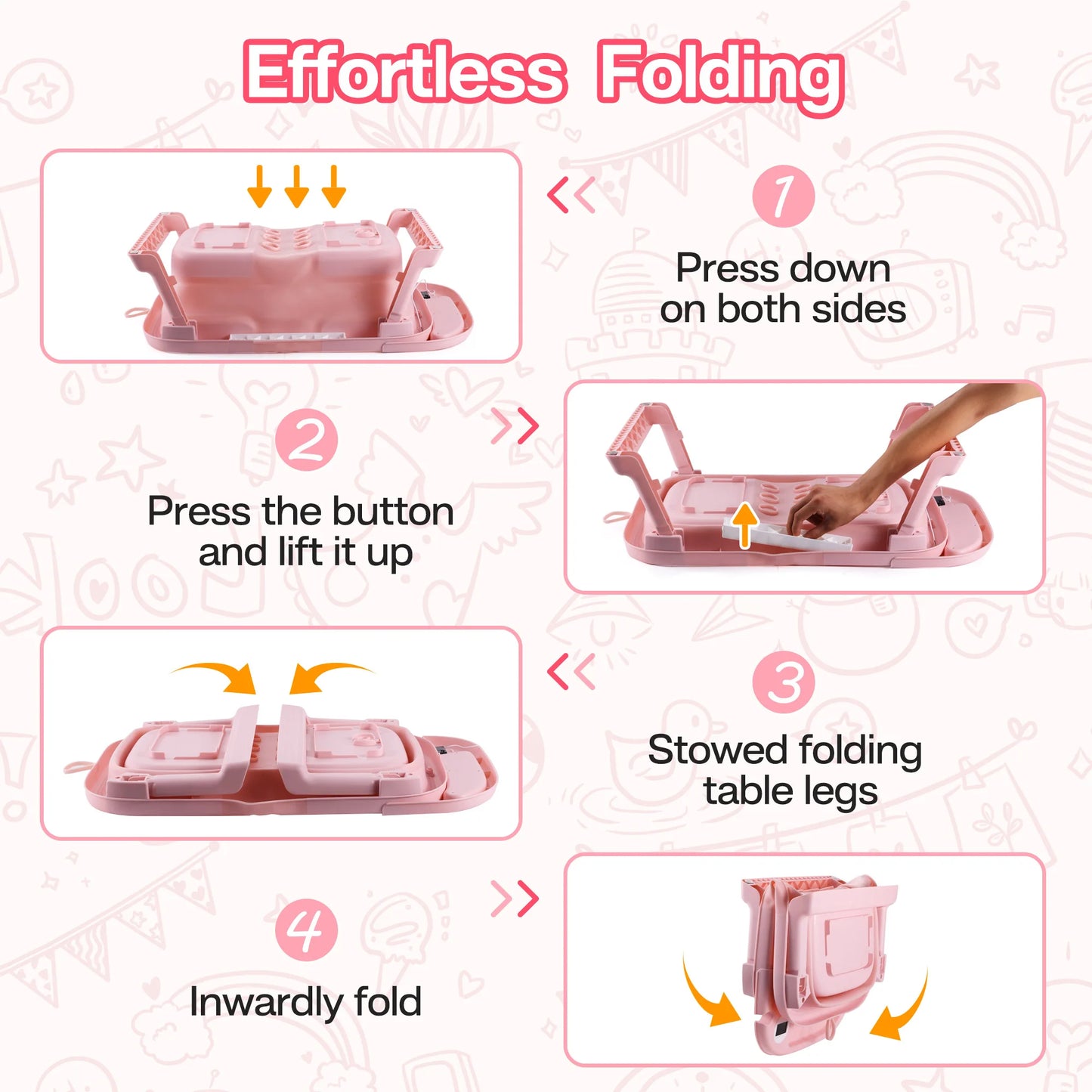 Baby Bath Tub with Soft Cushion & Thermometer, 0-36 Months,Portable Travel Baby Tub