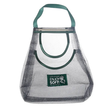 Reusable Storage Bags Kitchen Hanging Mesh Bag Home Fruit And Vegetable Storage Net Bag For Ginger Garlic Potatoes Onions