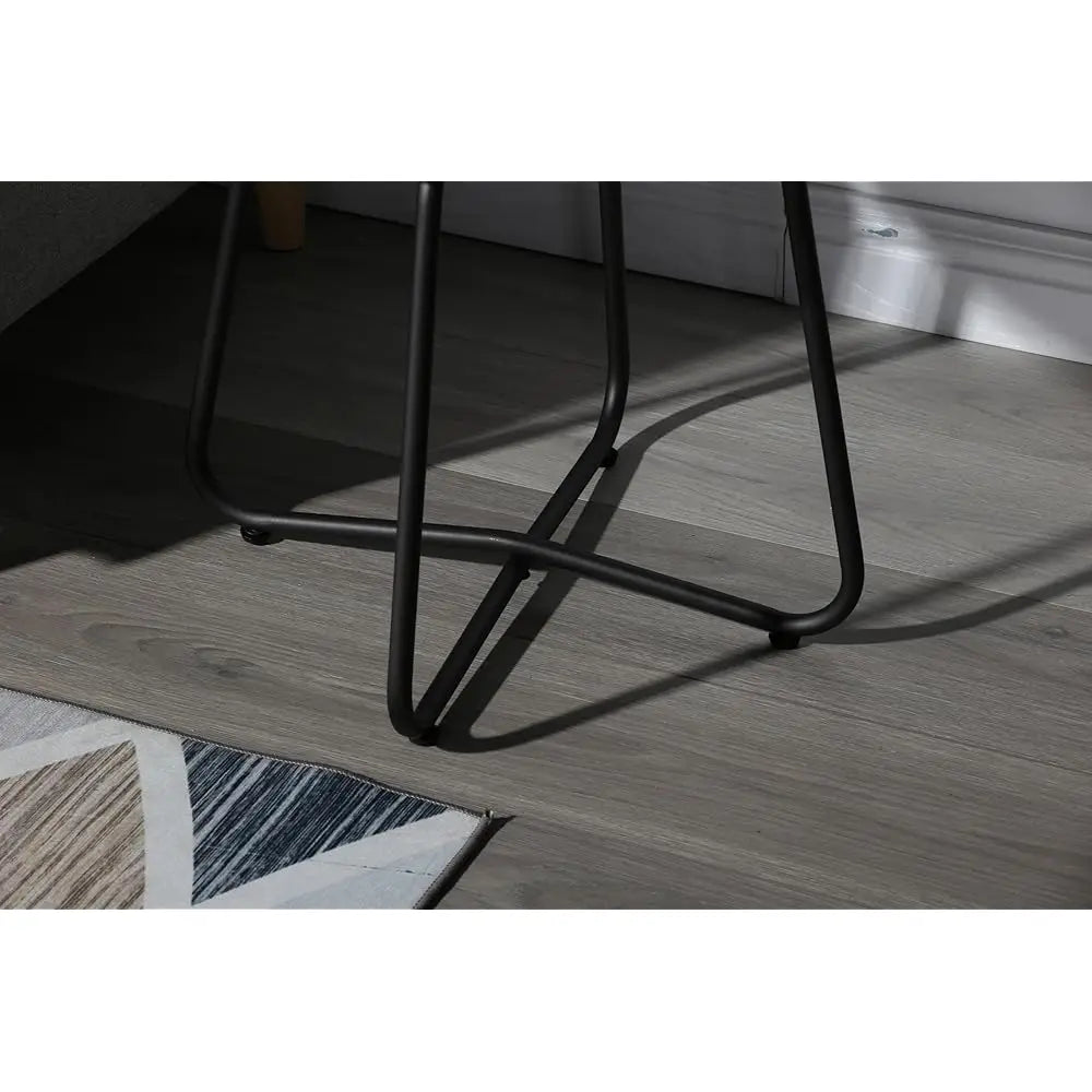 Set of 2 Small Round Anti-Rust Metal Side Tables