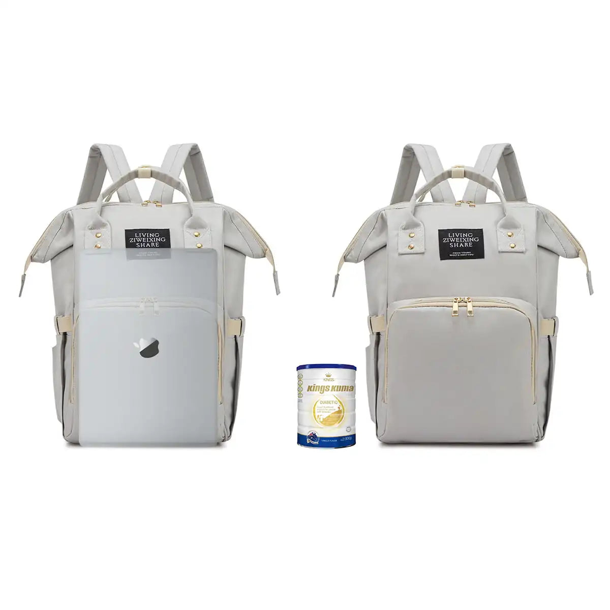 Diaper Bag Mommy Backpack. Large Capacity, Baby Multi-function, Waterproof