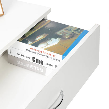 Simple 4-Drawer Dresser White