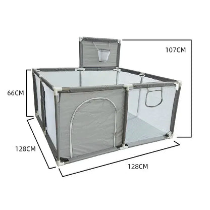Playpen For Newborn Toddler, Large Size Baby Playpen Infant Safe Crawling Area, Indoor Barriers Home Playground Park