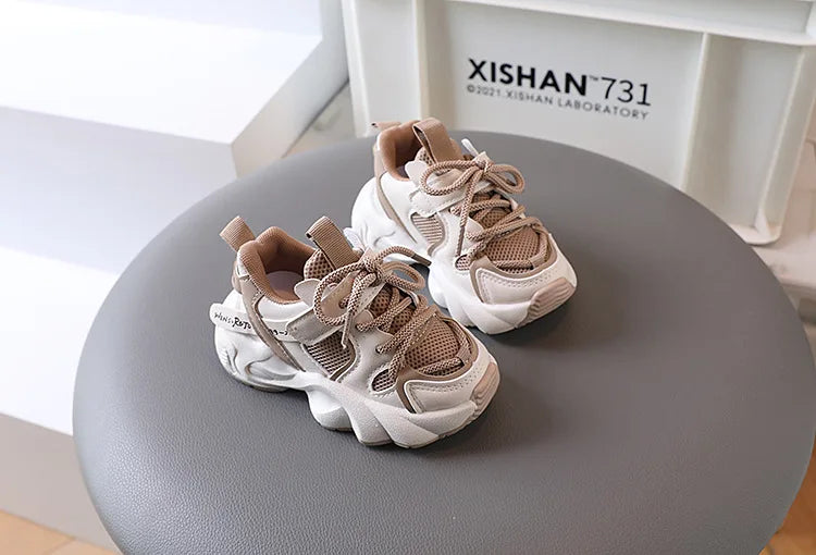 Boys Girls Shoes, Sports Mesh, Breathable, Soft Sole