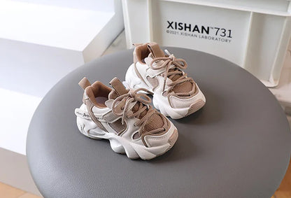 Boys Girls Shoes, Sports Mesh, Breathable, Soft Sole