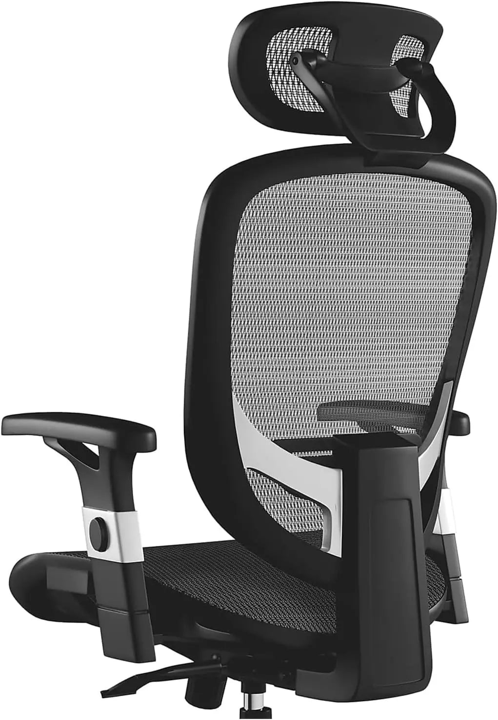 Adjustable Office Chair with Breathable Mesh and Lumbar Support